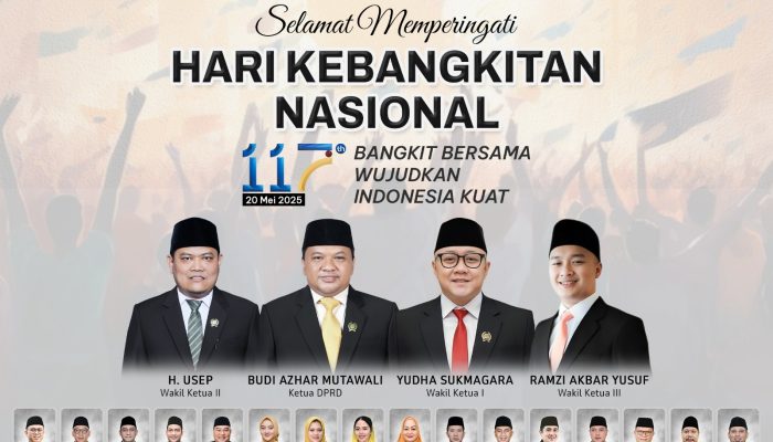 DPRD Kabupaten Sukabumi Mengucapkan Selamat Memperingati Harkitnas 2025
