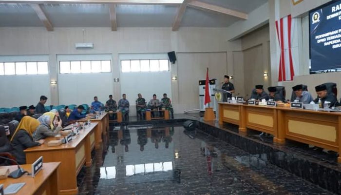 Wakil Bupati Sukabumi Hadiri Paripurna DPRD Bahas RPJMD 2025-2029