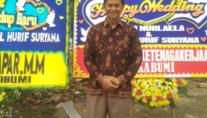 Ketua Komisi I DPRD Kabupaten Sukabumi dari Fraksi PKS Iwan Ridwan Hadir pada Pernikahan Putri Ketua PWI