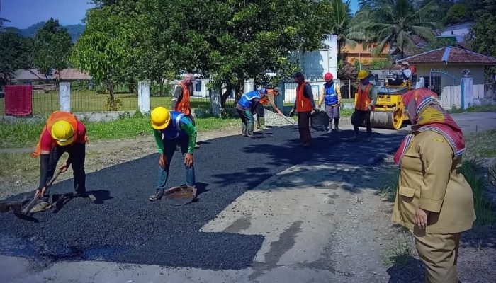 Habiskan Rp 294 Juta, PU Sukabumi Rampungkan Pemeliharaan Jalan di Sagaranten