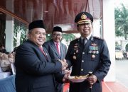 Hadiri Upacara Hari Bhayangkara ke 79, Ketua DPRD Kabupaten Sukabumi Ucapkan Selamat kepada seluruh Jajaran POLRI