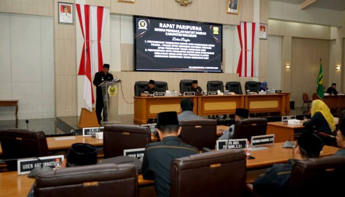 Dua Agenda Penting dalam Rapur DPRD Kab Sukabumi Diapresiasi Bupati