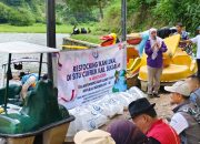 Upaya Pelestarian, BBPBAT bersama Diskan Kabupaten Sukabumi Tebar 40 Ribu Bibit Ikan di 2 Lokasi Danau
