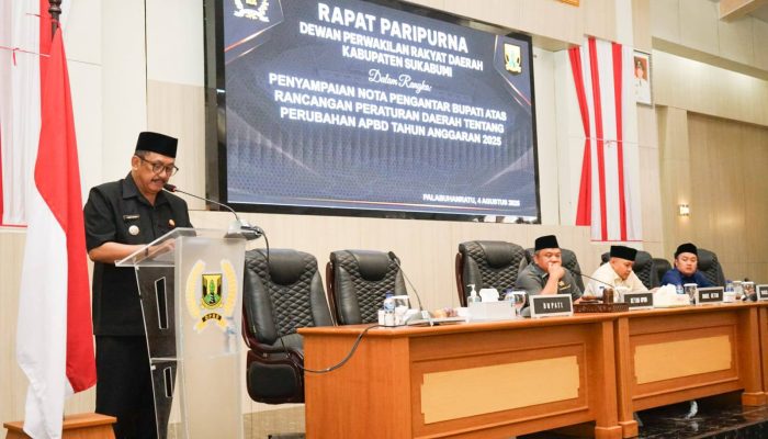Bupati Asjap Sampaikan Nota Pengantar Terkait Raperda Perubahan APBD 2025