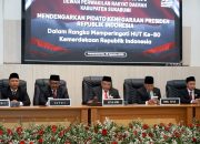 Jajaran DPRD dan Pemkab Sukabumi Bersama Dengarkan Pidato Kenegaraan Presiden RI