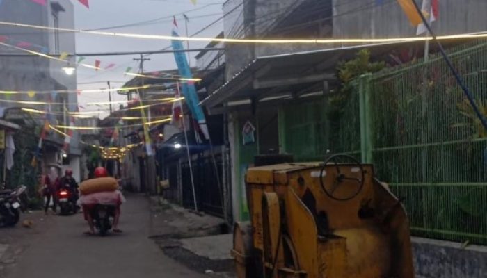 Dua Titik Jaling Diaspal Disperkim Kabupaten Sukabumi di Cibadak
