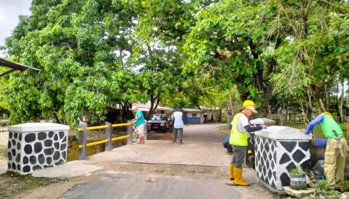DPU Kabupaten Sukabumi Laksanakan Pemeliharaan 4 Jembatan di Ciracap Sukabumi