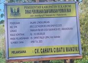 Warga Sukaharja Warungkiara Sambut Gembira Pembangunan Jaling oleh Disperkim Kabupaten Sukabumi