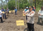 Polsek Kepulauan Seribu Selatan Bersama Stakeholders Laksanakan Penanaman Raya Jagung Serentak Kuartal IV di Pulau Tidung