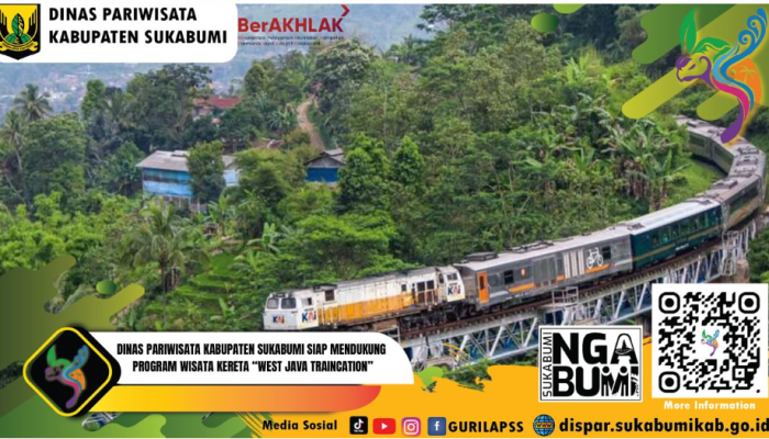 Turut Tingkatkan Kemajuan Kepariwisataan Jabar, Dispar Kab Sukabumi Dukung Program Wisata Kereta West Java Transcation