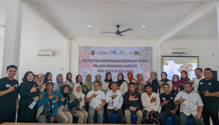 Dispar Dorong Sertifikasi Berbasis SKKNI Skema Produk Halal dan Baik Pada Pelaku Ekonomi Kreatif Sub Sektor Kuliner