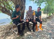 Sapa Warga dengan Senyum, Bhabinkamtibmas Pulau Tidung Ajak Masyarakat Kenali Layanan Darurat 110