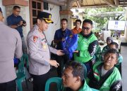 Polres Kepulauan Seribu Gelar Jum’at Peduli: Pemeriksaan Kesehatan Gratis dan Sembako untuk Ojol dan Warga