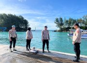 Patroli Jalan Kaki di Pulau Tidung dan Pulau Pari, Polsek Kepulauan Seribu Selatan Intensifkan Cegah 3C dan Sosialisasi 110