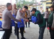 Jum’at Peduli di Marina Ancol, Polres Kepulauan Seribu Hadirkan Pemeriksaan Kesehatan Gratis dan Sembako untuk Ojol dan Warga