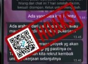 Waspada ! Ada Akun WhatsApp Mengatasnamakan Kabid SDA Dinas PU Kabupaten Sukabumi Yadi Supriyadi, Itu Hoaks