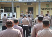 Kapolres Kepulauan Seribu Tekankan Disiplin dan Sukseskan Operasi Sikat Jaya, Anggota Diminta Gencarkan Sosialisasi Layanan 110