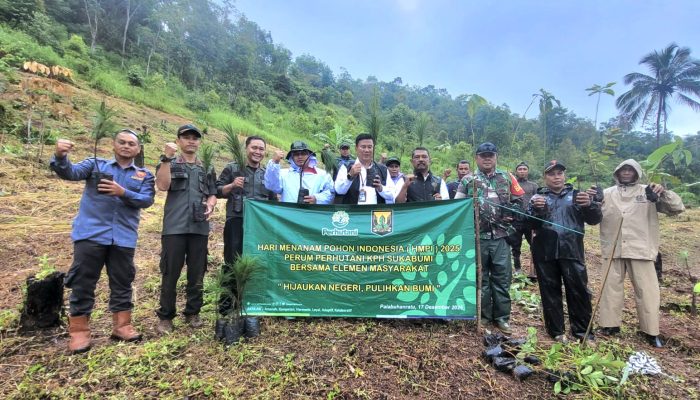 Hijaukan Hutan Gunung Karamat, Perhutani KPH Sukabumi Tanam Pohon Buah untuk Pulihkan Ekosistem