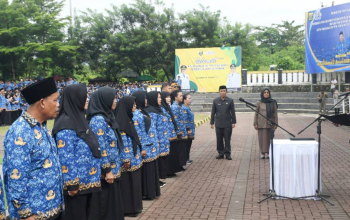 Bupati Sukabumi Lantik 8.164 Tenaga Honorer jadi P3K Paruh Waktu