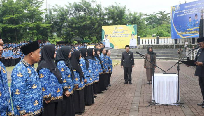 Bupati Sukabumi Lantik 8.164 Tenaga Honorer jadi P3K Paruh Waktu