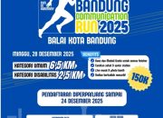 Fikom Unpad dan IKA Fikom Unpad Menggelar “Bandung Communication Run 2025”, Ini Kategorinya !