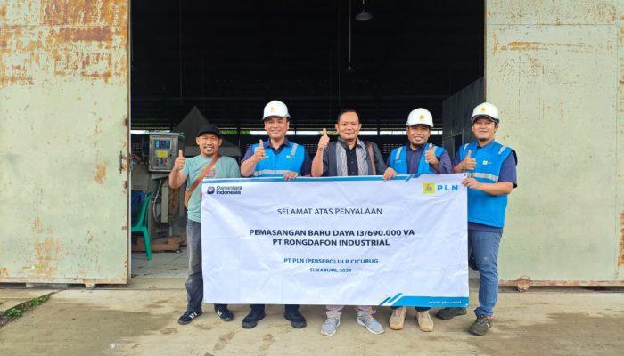 Perkuat Sektor Industri, PLN Realisasikan Pemasangan Baru untuk PT Rongdafon Industrial