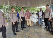 Wakapolres Kepulauan Seribu Pimpin Strong Point di Dermaga Marina Ancol, Sosialisasikan Layanan Darurat 110