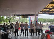 Polres Kepulauan Seribu Gelar Strong Point di Dermaga Marina Ancol, Wakapolres Pimpin Langsung Pengamanan