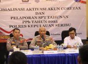 Wakapolres Kepulauan Seribu Pimpin Sosialisasi Aktivasi Akun Coretax dan Pelaporan SPT Tahunan PPh 2025