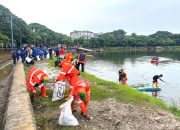 Sekda Provinsi DKI Jakarta Pimpin Langsung Kerja Bakti Jaga Jakarta Bersih di Waduk Cincin