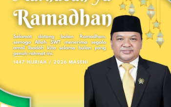 Ketua DPRD Kabupaten Sukabumi Ucapkan Selamat Menjalan Ibadah di Bulan Suci Ramadhan 1447 H