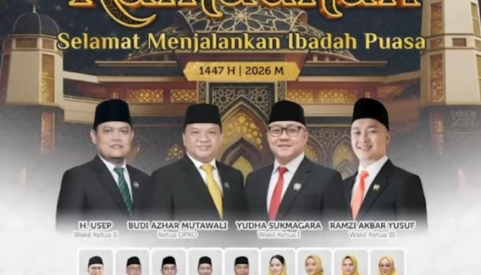 DPRD Kabupaten Sukabumi Ucapkan Marhaban Ya Ramadhan 1447 H