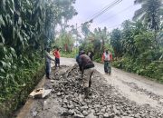 DPU Kabupaten Sukabumi Lakukan Penanganan Darurat Ruas Jalan Cipanas-Kabandungan untuk Cegah Laka Lantas