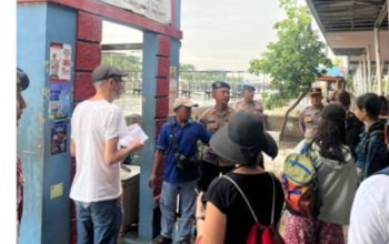Polres Kepulauan Seribu Rutin Gelar Strong Point di Dermaga, Utamakan Keselamatan Penumpang