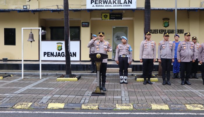 Kapolres Kepulauan Seribu Pimpin Apel Pagi, Tekankan Disiplin dan Integritas Personel di Bulan Ramadhan