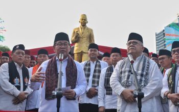 Gubernur Pramono Hadiri Silaturahmi Akbar Kaum Betawi 