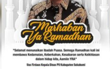Kadis PU Kabupaten Sukabumi Uus Pirdaus Sampaikan Marhaban Ya Ramadhan 1447 H