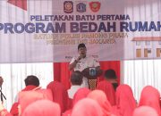 Hadirkan Hunian Layak, Wagub Rano Groundbreaking Bedah Rumah di Kapuk