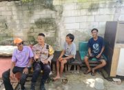 Bhabinkamtibmas Pulau Kelapa Ajak Warga Jaga Kamtibmas dan Sosialisasikan Hotline 110