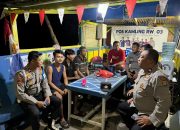Patroli Malam Gabungan Polsek Kepulauan Seribu Selatan Perkuat Siskamling dan Antisipasi Guantibmas