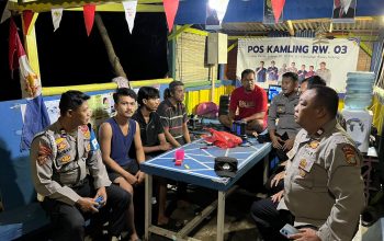 Patroli Malam Gabungan Polsek Kepulauan Seribu Selatan Perkuat Siskamling dan Antisipasi Guantibmas