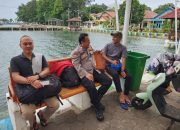 Bhabinkamtibmas Pulau Pramuka Ajak Warga Jaga Kamtibmas dan Sosialisasikan Layanan 110