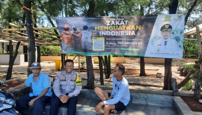 Bhabinkamtibmas Pulau Lancang Ajak Warga Jaga Kamtibmas dan Sukseskan Operasi Ketupat 2026