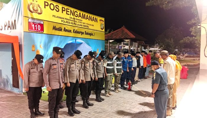 Polres Kepulauan Seribu Hadirkan 5 Pospam Ops Ketupat Jaya 2026, Siap Beri Pelayanan Maksimal Selama Libur Idul Fitri