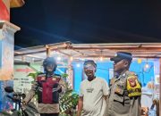 Patroli Gabungan Siskamling Polsek Kepulauan Seribu Selatan, Sosialisasikan Layanan 110 dan Barcode Aduan Masyarakat