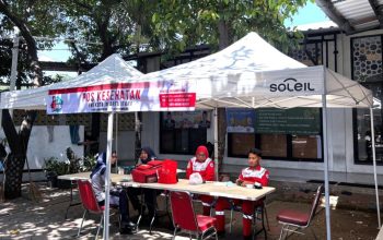 Posko Pengamanan dan Kesehatan Terpadu Angkutan Lebaran di Terminal Tanjung Priok Diaktifkan. 