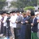 Ratusan Warga Shalat Idul Fitri di Halaman Kantor Wali Kota Jakarta Utara