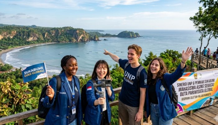 Mahasiswa Asing, “Duta Tak Terlihat” bagi Pariwisata Sukabumi
