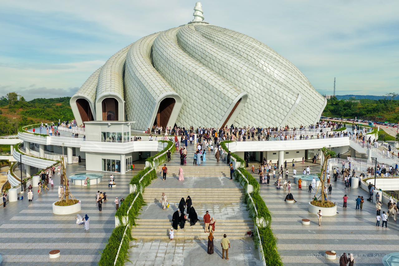 Masjid Negara Ibu Kota Nusantara. (Foto: Humas Otorita IKN)