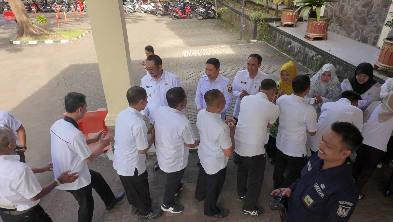 Halalbihalal jajaran Pemkab Sukabumi. (Dok.Indvesta)